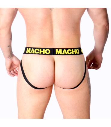 MACHO MX25A JOCK AMARILLO LYCRA XL