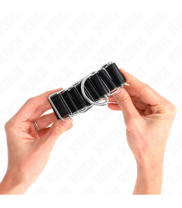 KINK MUNEQUERAS FINAS EN FORMA DE BISAGRA NEGRO AJUSTABLE 16 22 CM X 35 CM