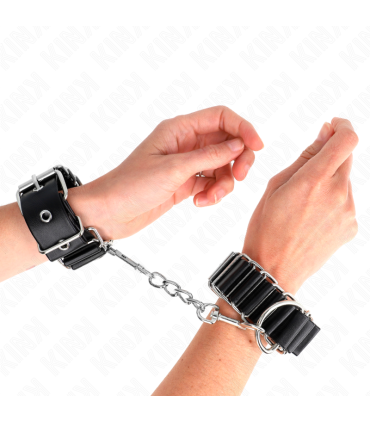 KINK MUNEQUERAS FINAS EN FORMA DE BISAGRA NEGRO AJUSTABLE 16 22 CM X 35 CM