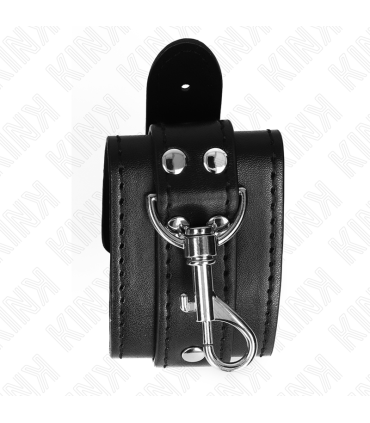 KINK MUNEQUERAS ESTILO MAZMORRA CON CERRADURA NEGRO AJUSTABLE 21 28 CM X 55 CM