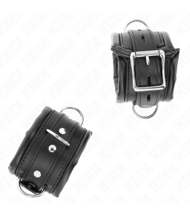 KINK MUNEQUERAS ESTILO HEAVY FORRO NEGRO AJUSTABLE 20 30 CM X 6 CM