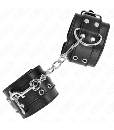 KINK MUNEQUERAS CON DOBLE LINEA DE TACHUELAS NEGRO AUSTABLE 19 26 CM