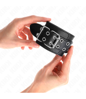 KINK MUNEQUERAS CON DOBLE LINEA DE TACHUELAS NEGRO AUSTABLE 19 26 CM