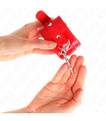 KINK MUNEQUERAS CON TACHUELAS ROJO AJUSTABLE 23 33 CM