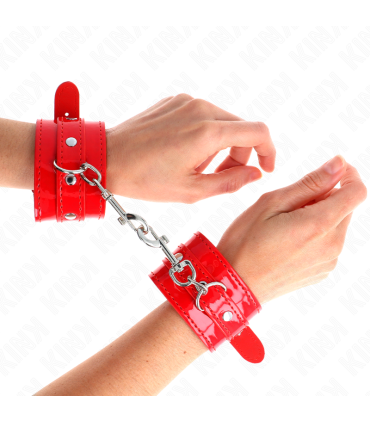 KINK MUNEQUERAS CON TACHUELAS ROJO AJUSTABLE 23 33 CM