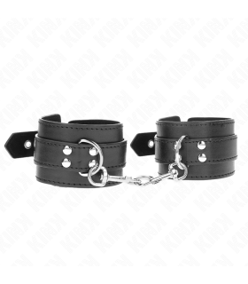 KINK MUNEQUERAS CON TACHUELAS NEGRO 35 X 6 CM