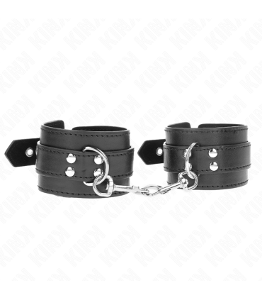 KINK MUNEQUERAS CON TACHUELAS NEGRO 35 X 6 CM