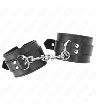 KINK MUNEQUERAS CON TACHUELAS NEGRO 35 X 6 CM