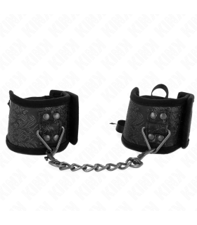 KINK MUNEQUERAS DISENO ESCANDALO NEGRO DETALLE LAZO 245 CM X 65 CM