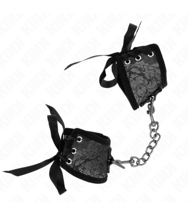 KINK MUNEQUERAS DISENO ESCANDALO NEGRO DETALLE LAZO 245 CM X 65 CM