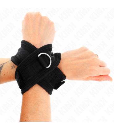 KINK MUNEQUERAS CRUZADA NEGRO 34 X 55 CM