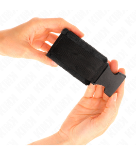 KINK MUNEQUERAS NYLON NEGRO MODELO 1 AJUSTABLE 25 35 CM X 6 CM