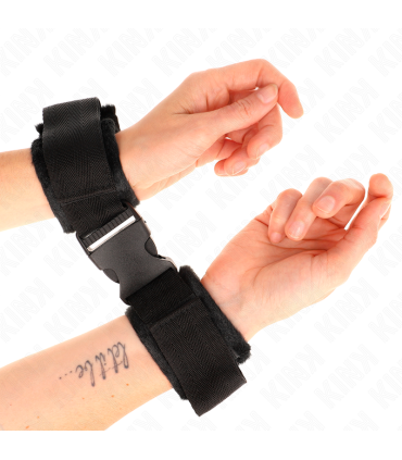 KINK MUNEQUERAS NYLON NEGRO MODELO 1 AJUSTABLE 25 35 CM X 6 CM