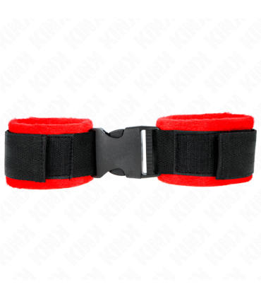 KINK MUNEQUERAS NYLON ROJO NEGRO MODELO 1 AJUSTABLE 25 35 CM X 6 CM