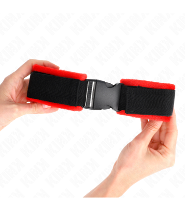 KINK MUNEQUERAS NYLON ROJO NEGRO MODELO 1 AJUSTABLE 25 35 CM X 6 CM