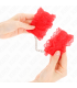 KINK MUNEQUERAS ELASTICAS DE ENCAJE ROJO