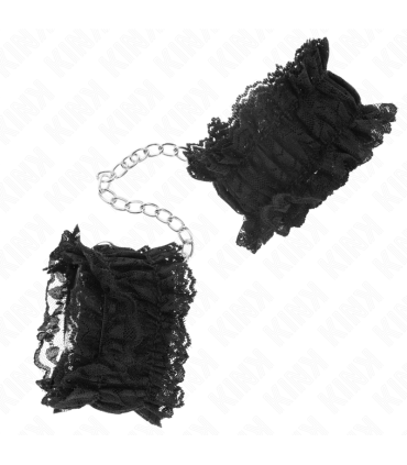 KINK MUNEQUERAS ELASTICAS DE ENCAJE NEGRO