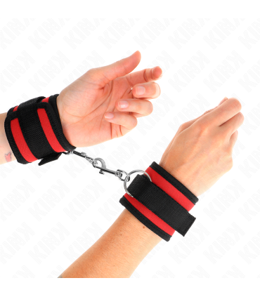 KINK MUNEQUERAS NYLON ROJO NEGRO MODELO 2 AJUSTABLE 18 35 CM X 6 CM