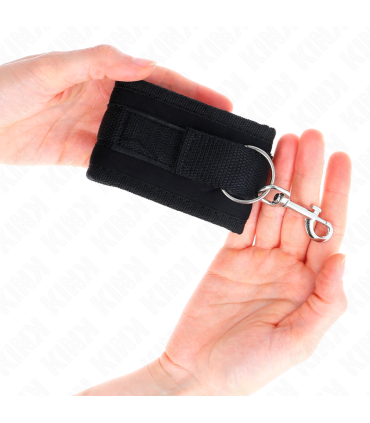 KINK MUNEQUERAS NYLON NEGRO MODELO 2 AJUSTABLE 18 35 CM X 6 CM