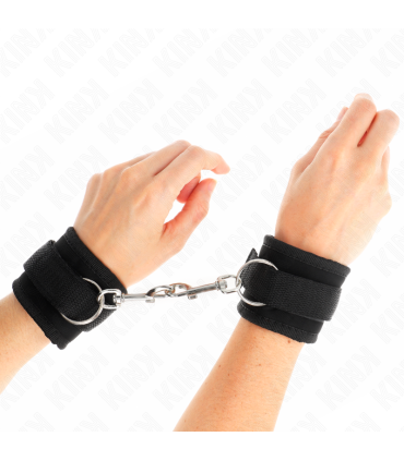 KINK MUNEQUERAS NYLON NEGRO MODELO 2 AJUSTABLE 18 35 CM X 6 CM