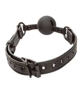 CALEXOTICS NOCTURNAL MORDAZA DE BOLA SILICONA NEGRO