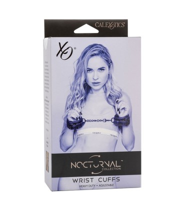 CALEXOTICS NOCTURNAL ESPOSAS CUERO AJUSTABLE NEGRO