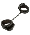 CALEXOTICS - NOCTURNAL ESPOSAS DE TOBILLO CUERO AJUSTABLE NEGRO