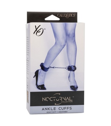 CALEXOTICS NOCTURNAL ESPOSAS DE TOBILLO CUERO AJUSTABLE NEGRO