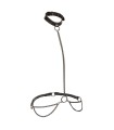 CALEXOTICS - EUPHORIA COLLAR HALTER Y CORREA CON CADENA TALLA PLUS