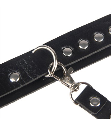 SUBBLIME 953690 ESPOSAS CON CINTURON BONDAGE NEGRO TALLA UNICA