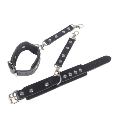 SUBBLIME 953690 ESPOSAS CON CINTURON BONDAGE NEGRO TALLA UNICA