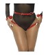 SUBBLIME 953706 ESPOSAS CON CINTURON BONDAGE ROJO TALLA UNICA