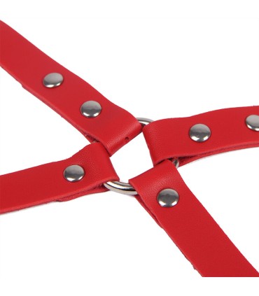 SUBBLIME 953706 ESPOSAS CON CINTURON BONDAGE ROJO TALLA UNICA