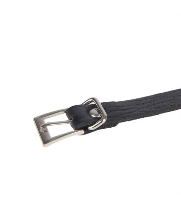 SUBBLIME 953713 CINTURON DE BONDAGE PUNK HEBILLA METAL NEGRO TALLA UNICA