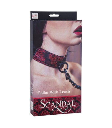 CALEXOTICS SCANDAL COLLAR CON CORREA NEGRA