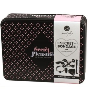 SECRETPLAY BDSM SET 8 PCS NEGRO