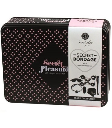 SECRETPLAY BDSM SET 8 PCS NEGRO