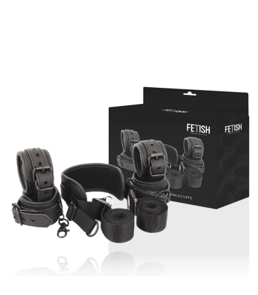 FETISH SUBMISSIVE POSICION MASTER CON 4 ESPOSAS CON FORRO DE NEOPRENO