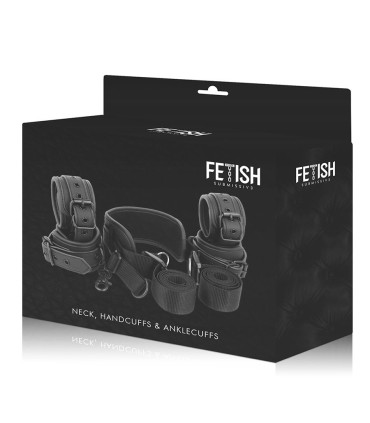 FETISH SUBMISSIVE POSICION MASTER CON 4 ESPOSAS CON FORRO DE NEOPRENO