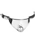 METAL HARD COLLAR RESTRICCION CON ANILLA Y CANDADO 125 CM
