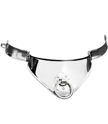 METAL HARD COLLAR RESTRICCION CON ANILLA Y CANDADO 125 CM