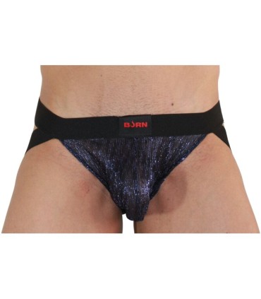 BURN 006 JOCK BRILLANTE AZUL NEGRO XL