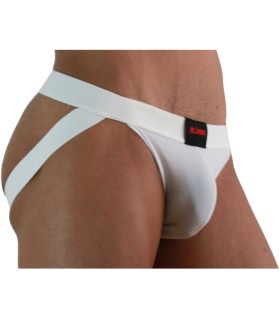 BURN 007 JOCK LYCRA BLANCO M