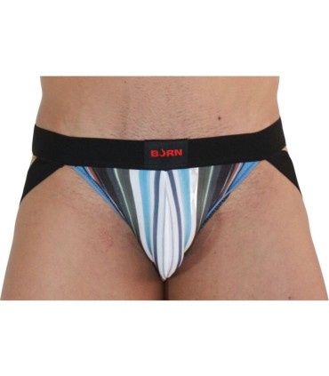 BURN 009 JOCK MULTICOLOR NEGRO S