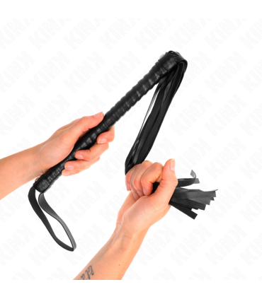 KINK LATIGO CON MANGO TEXTURIZADO NEGRO 485 CM