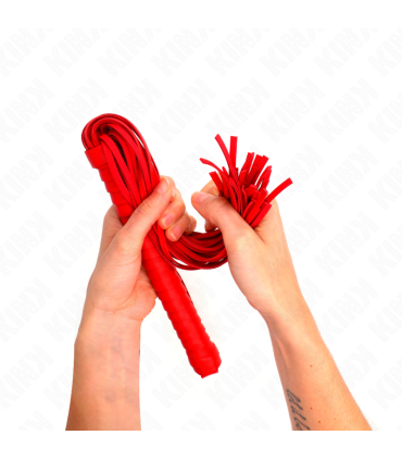 KINK LATIGO CON MANGO TEXTURIZADO ROJO 485 CM