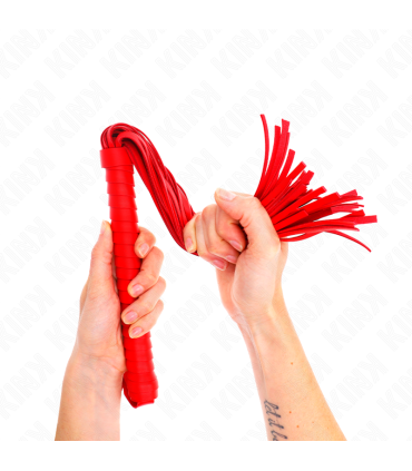 KINK LATIGO CON MANGO TEXTURIZADO ROJO 485 CM