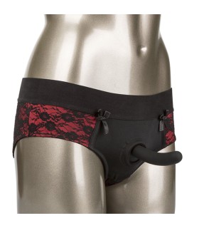 CALEXOTICS SCANDAL SET DE BRAGUITAS SIN ENTREPIERNAS CON DILDO TALLA L XL