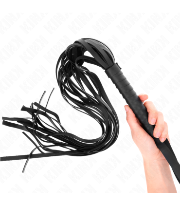 KINK LATIGO DE COLA LARGA Y MANGO CORTO NEGRO 70 CM