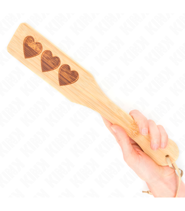 KINK PALA DE BAMBU DISENO CORAZON 32 X 55 CM